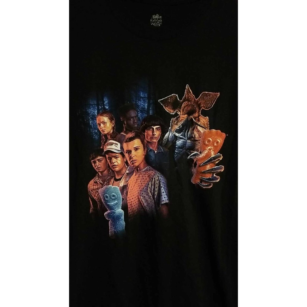 Stranger Things Sour Patch Promotional T-Shirt RARE Men's Size Medium NWT - Picture 3 of 6